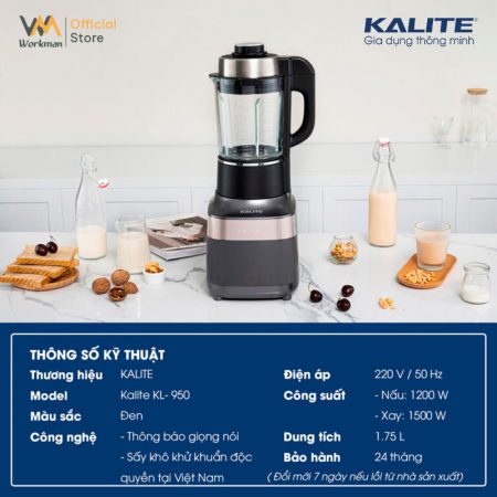Máy làm sữa hạt Kalite KL-950