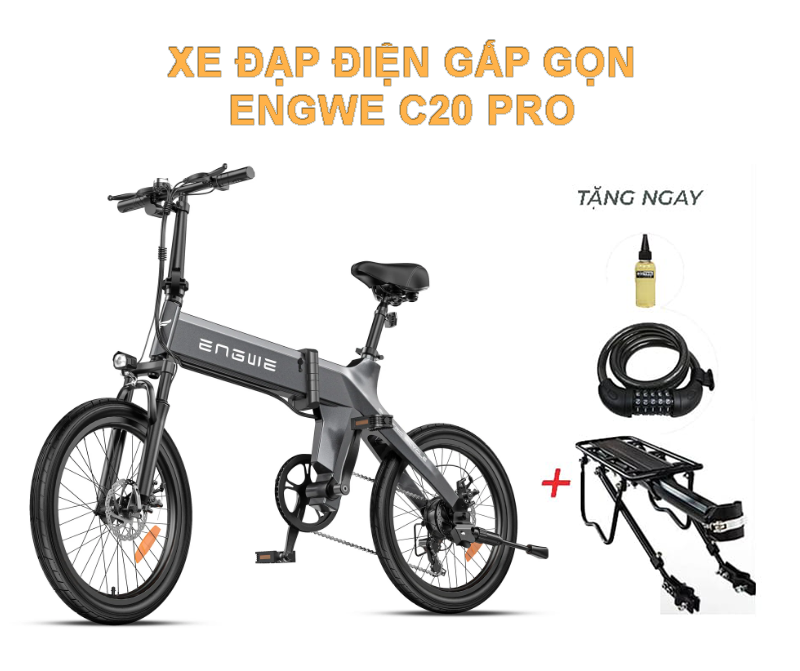 Xe đạp trợ lực điện Engwe C20 Pro Đà Nẵng