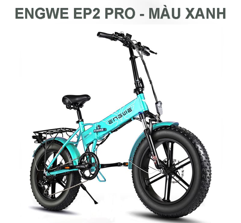 Xe đạp điện trợ lực Engwe EP-2 Pro màu xanh