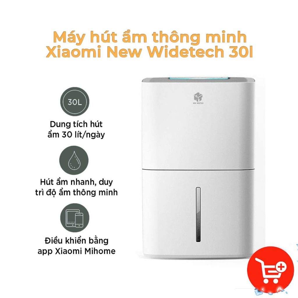 Máy hút ẩm không khí Xiaomi New Widetech 30l - Giải pháp không gian sống trong lành
