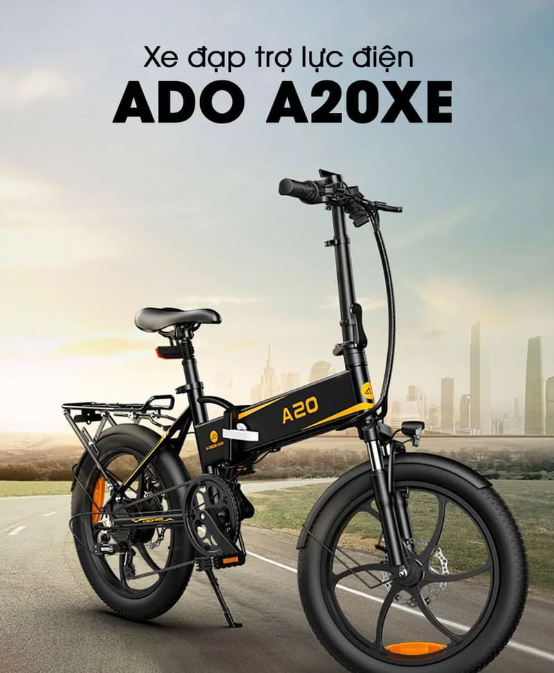 Xe đạp trợ lực điện ADO A20XE