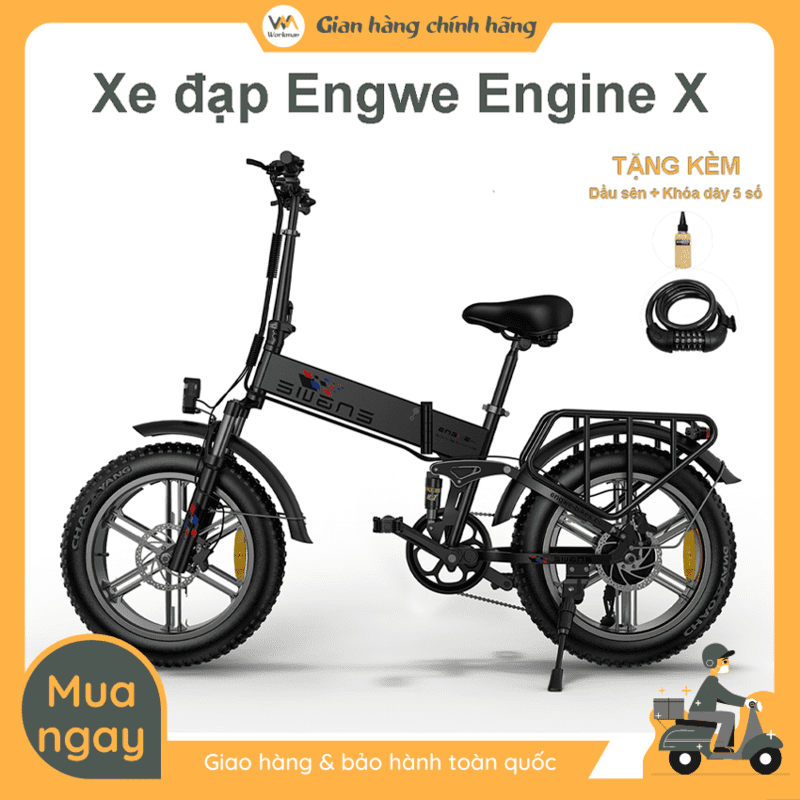 Xe đạp trợ lực điện Engwe Engine X chính hãng