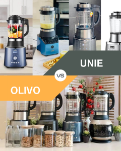 So sánh máy làm sữa hạt Olivo và Unie? Nên mua máy nào?