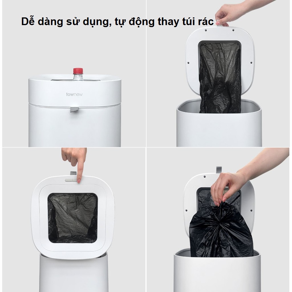 Khay rác thay thế Townew T1S, Khay đựng rác Xiaomi Townew T1S Đà Nẵng, cách sử dụng khay rác thay thế Townew T1S