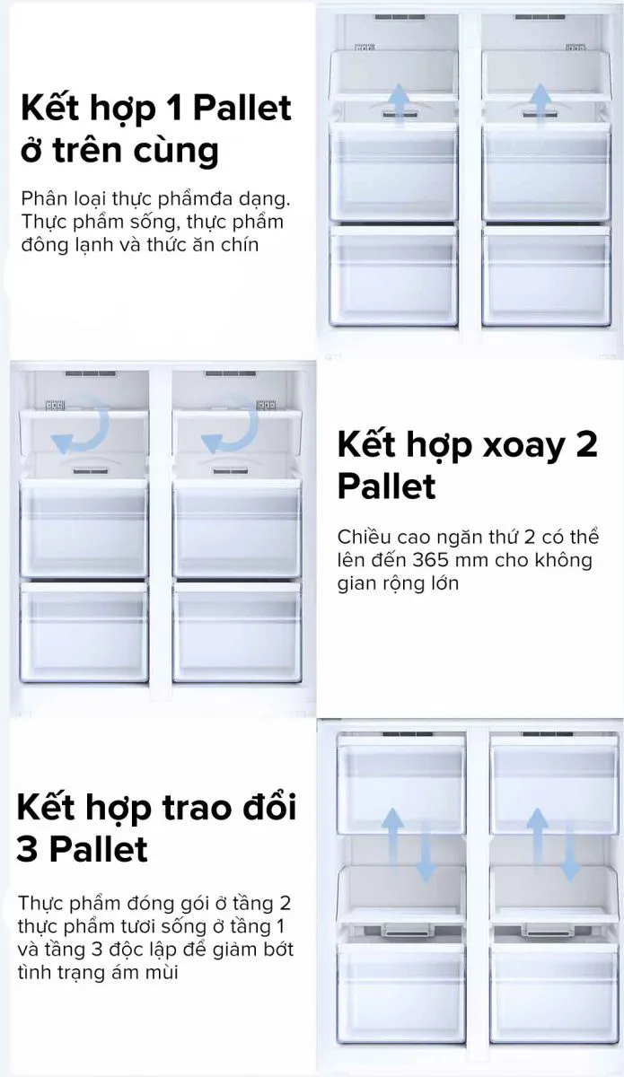 tủ lạnh xiaomi mijia 496l, Tủ Lạnh bốn cánh làm đông mềm Xiaomi Mijia 496L 