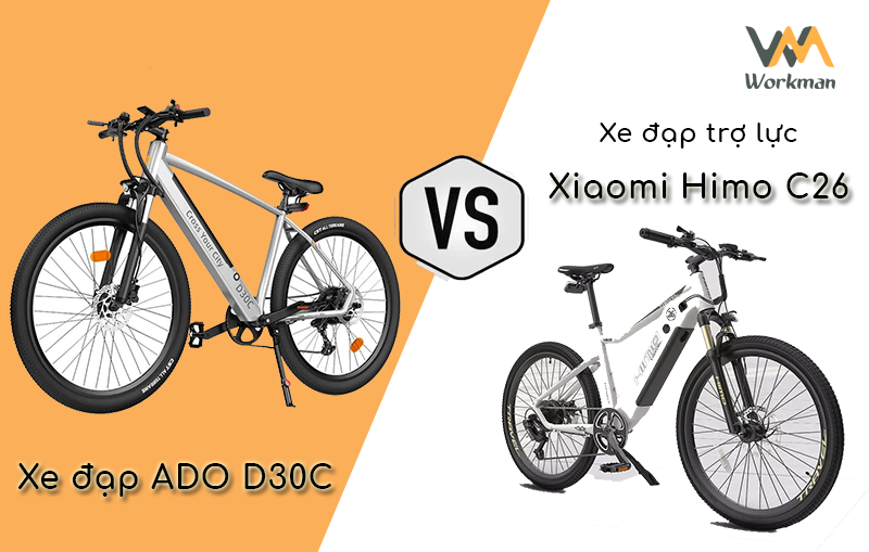 So sánh xe đạp trợ lực ADO D30C  và xe Xiaomi Himo C26