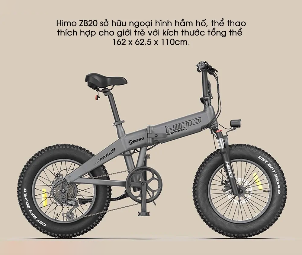 Đánh giá chi tiết Xe đạp điện Xiaomi Himo ZB20 