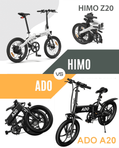 So sánh xe đạp điện trợ lực gấp gọn Himo Z20 với Ado A20