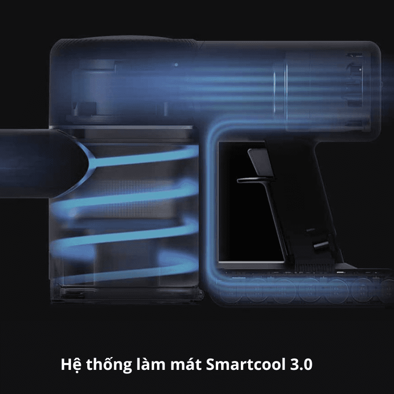 Máy hút bụi không dây Dreame V9 - Hệ thống làm mát Smartcool 3.0