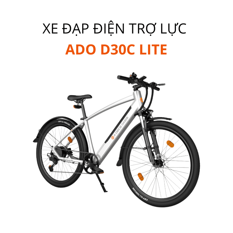 Thông số kỹ thuật của xe đạp điện trợ lực ADO D30C Lite