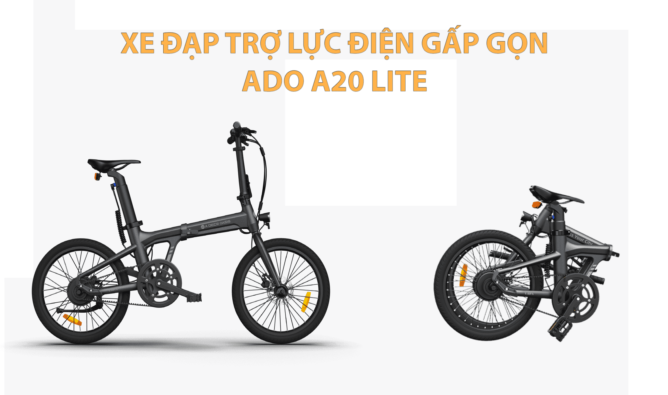 Xe đạp điện trợ lực ADO A20 Lite
