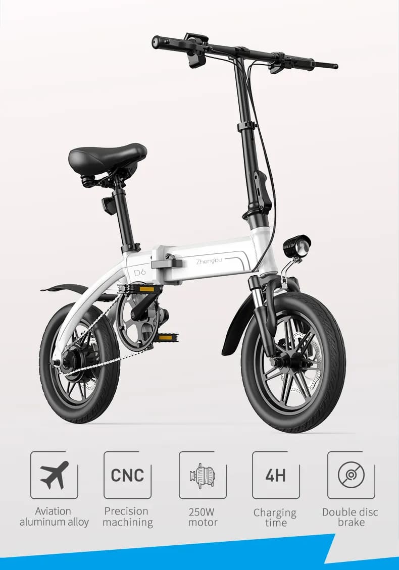 Xe đạp trợ lực điện Zhengbu D6 Đà Nẵng