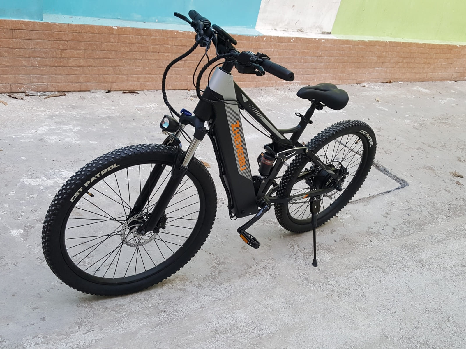xe đạp trợ lực điện gấp Zhengbu M10 thực tế