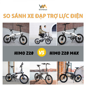 So sánh xe đạp trợ lực điện Himo Z20 với Z20 Max