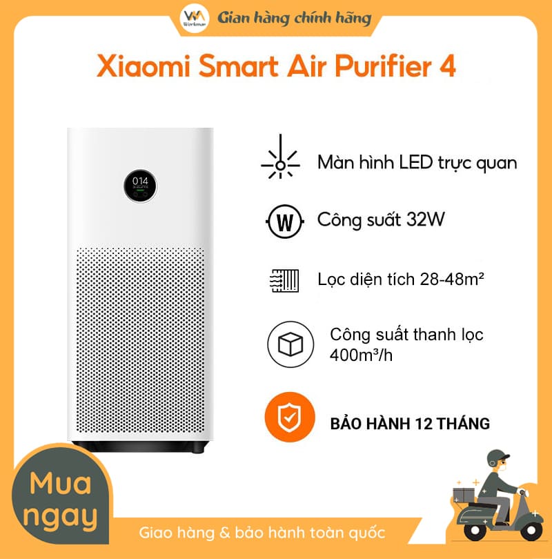 máy lọc không khí Xiaomi Mi Air Purifier 4
