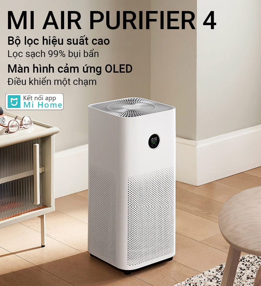 Đánh giá máy lọc không khí Xiaomi Mi Air Purifier 4
