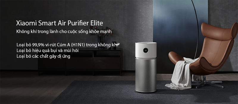 Đánh giá chi tiết máy lọc không khí khử trùng Xiaomi Elite