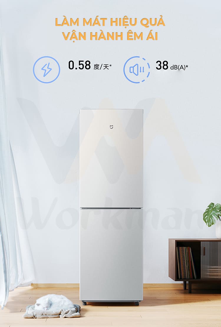 tủ lạnh Xiaomi Mijia 186l chính hãng