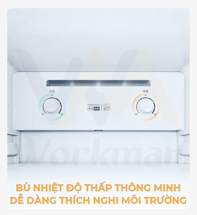 tủ lạnh ba cánh làm đông mềm Xiaomi Mijia 216L  chính hãng