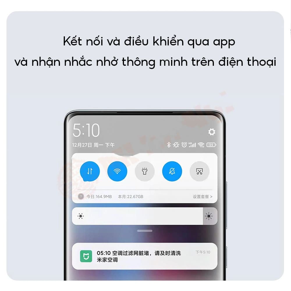 Kết nối smathphone Xiaomi Mijia inverter 1.5HP N1A3
