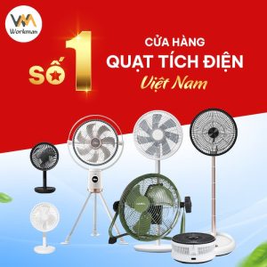 [ Số 1 ] Cửa hàng quạt tích điện Việt Nam – Chính hãng – Giá tốt nhất