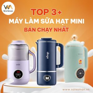 Top 3+ máy làm sữa hạt mini bán chạy nhất 2024