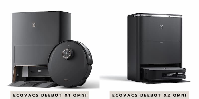 Ecovacs Deebot X2 Omni và X1 Omni