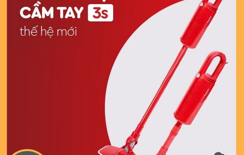 Máy hút bụi cầm tay 3S Lazychef