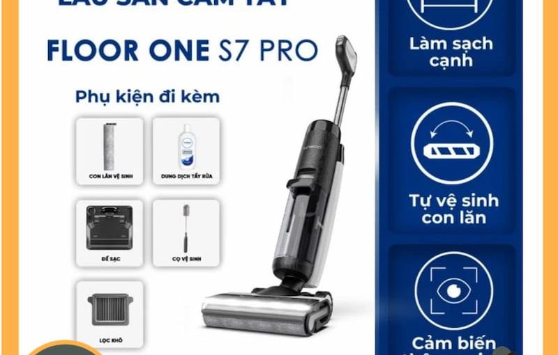 Máy hút bụi lau sàn khô và ướt Tineco Floor One S7 Pro